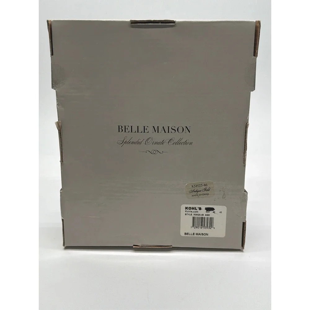 Belle Maison Splendid Ornate Collection 4x6 Picture Frame Bronze Silver Filigree